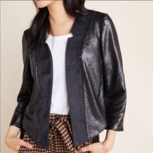 Anthropologie sequin blazer
